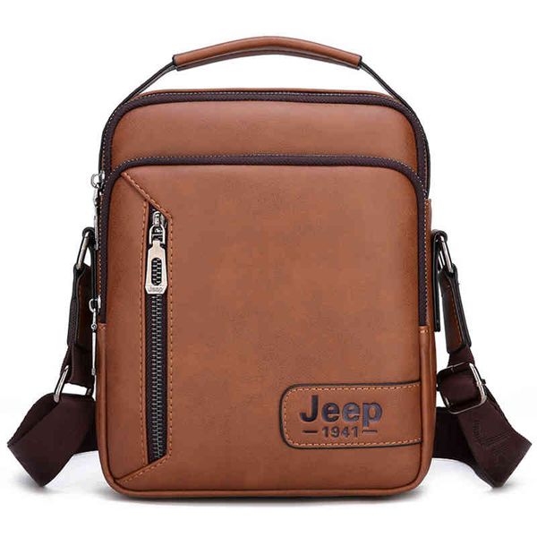 

luxury brand vintage messenger s leather shoulder male handbag brown black side business crossbody bag for men