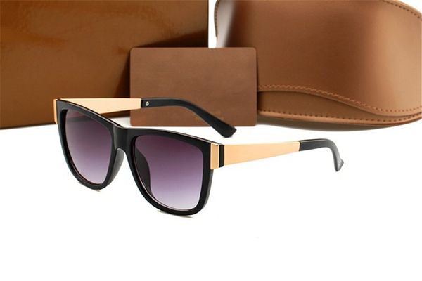 Moda tasarımı Küçük arı Güneş Gözlüğü kadın Pilot Güneş Gözlüğü 3718 UV400 gözlük büyük çerçeve kare Polaroid lensler erkek ve kadın genel 3 renk