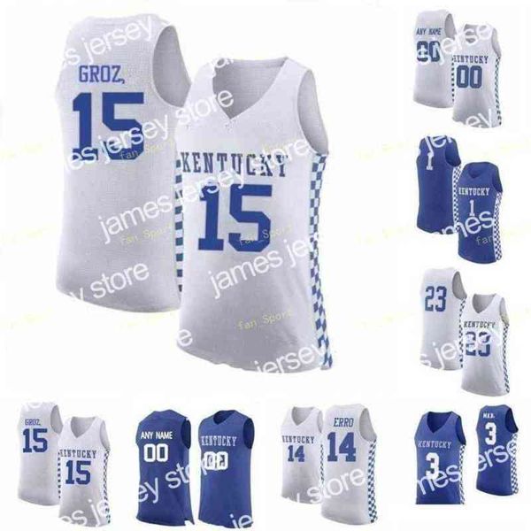 

new ncaa college kentucky wildcats basketball jersey 5 immanuel quickley malik monk 3 keldon johnson 2 jarred vanderbilt kevin knox ii custo, Black