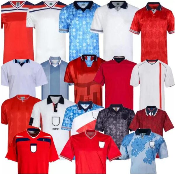 

1990 eng black special retro jersey 1982 1994 1998 2002 uk soccer jerseys home away kits beckham gascoigne owen gerrard classic, Black;yellow