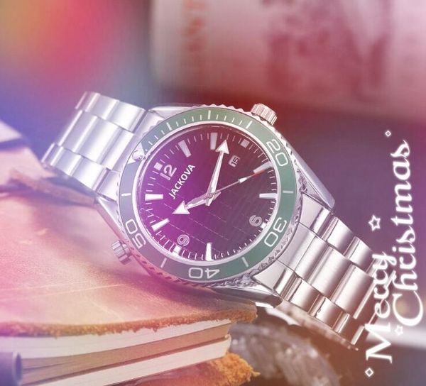 Montre de Luxe Populate Quartz Fashion Mens Line Line Skeleton Dial Watch 40 мм Auto Date Men Designer Designer Anniversary Подарки. Начатые часы OROLOGIO DI LUSSO