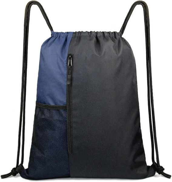 

backpack sports gym bag for women men children large size with zipper and water bottle mesh pockets