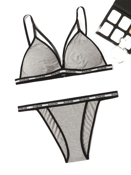 

plus letter tape harness lingerie set t5pg#, Black;white