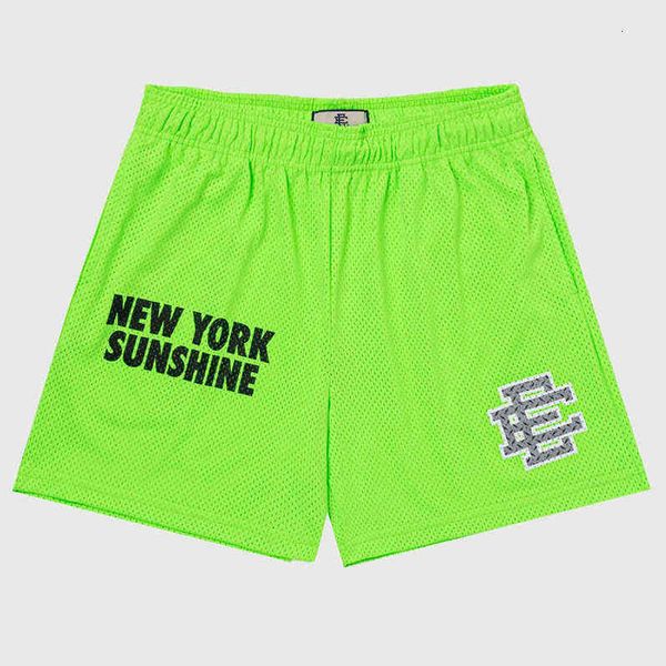

eric emanuel ee basic short men's fitness shorts new york city skyline beach sports pants basketball training street trend major leag s, White;black