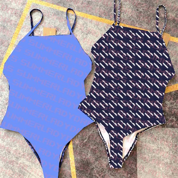 

shoulder strap swimwear spring one piece bikini tight padded bathing suit letter printed beachwear for women, White;black