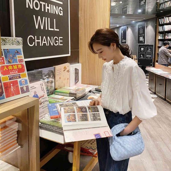 

original edition designer fashion bags venetas'ss hand bottegas's cloud woven hand underarm leather women's ox horn knotted s
