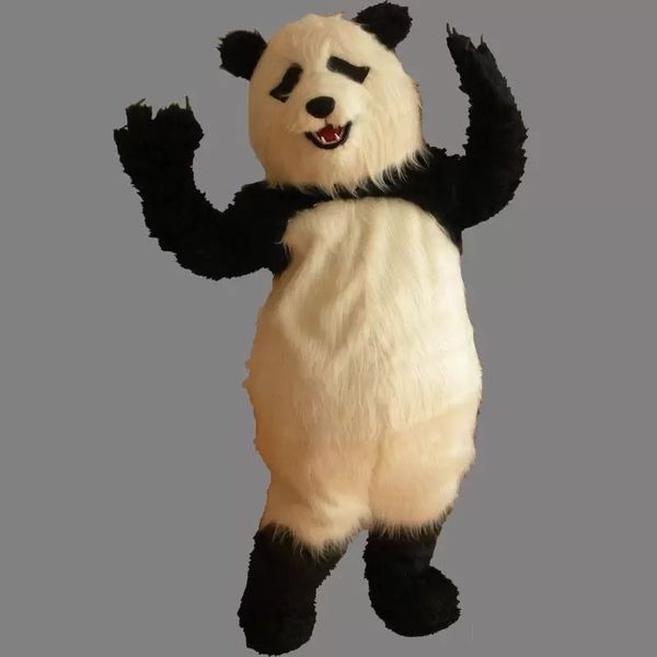 

furry panda mascot costume size lovely party fancy panda dress, Red;yellow