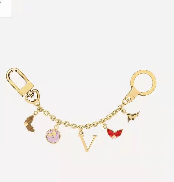 

keychain fashion women men handmade car keychains alloy stylish buckle designer luxury key chain bags with box and dustbag, Silver