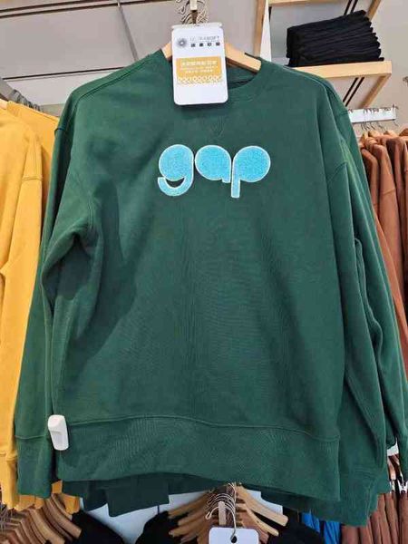 

luxury factory outlet brand hoodie gap men's sweater french loop soft 756678 fall 2021 loose sports 93qe ybnz, Black