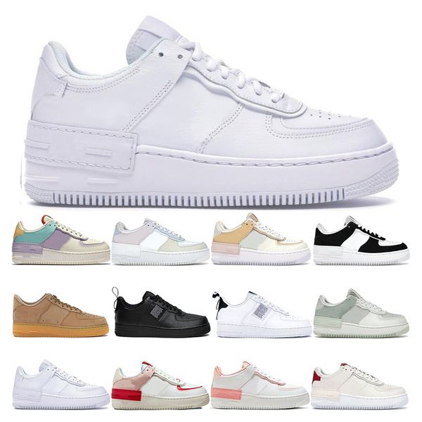 

platform designer casual shoes for men af1 women sneakers white black wheat pistachio frost spruce aura with trainers jogging walking airfor