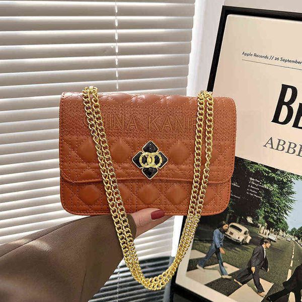 

2022 women's atmospheric personality ladies bags bag chain women's one shoulder small bag diagonal- hand wholesale female wholesal