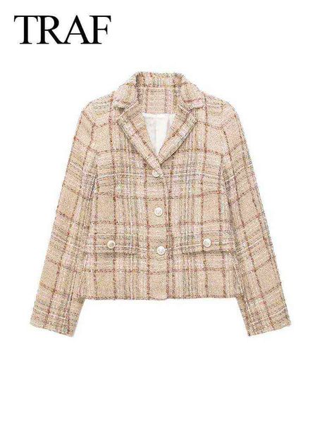 

suit traf za fashion women casual blazer solid color vintage long sleeve ja, White;black