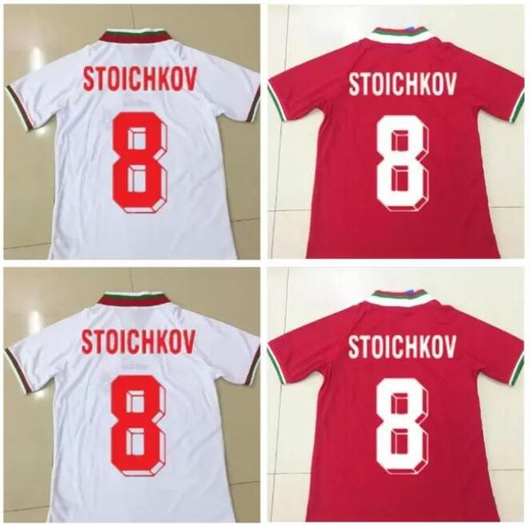 

retro 1994 bulgaria world cup soccer jerseys 94 vintage football shirt 8 stoichkov 3 ivanov 22 andonov calcio men, Black;yellow