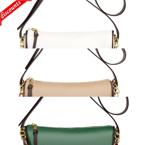 

women's 2022 new simple fashionable letter single leather small fashion quality shoulder messenger bag lady handbags