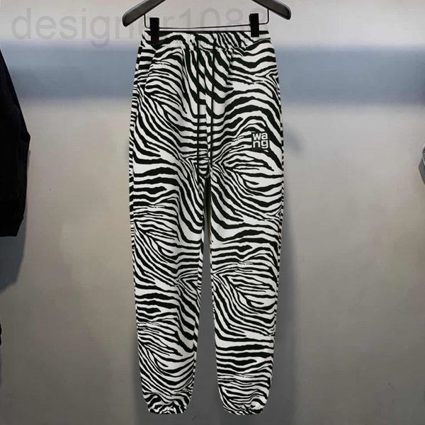 

women's jumpsuits & rompers designer []aw21 spring letter leggings casual pants loose radish ban ma pattern thin guard ujsh, Black;white