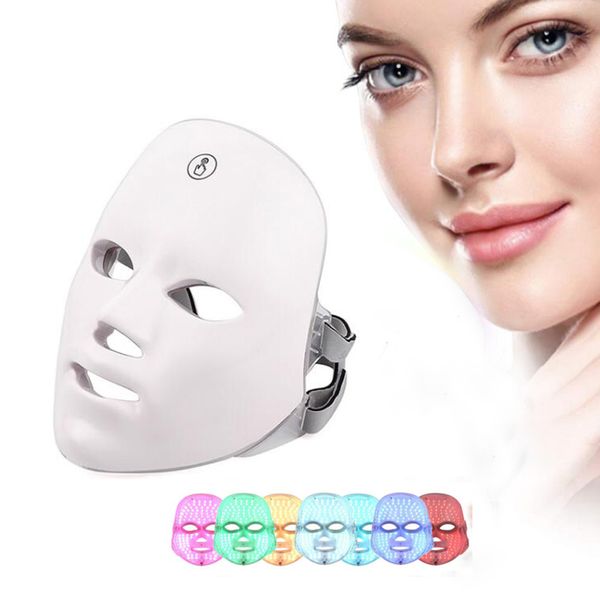 Maschera luminosa a LED per la casa Usa terapia anziana Maschera per il serraggio della pelle