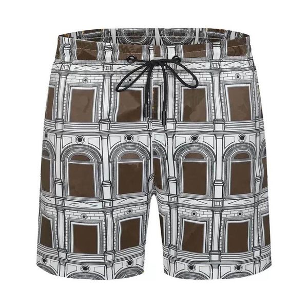 

2022 men fashion designer waterproof fabric summer men shorts brand clothing swimwear beach pants swimming board shorts, White;black