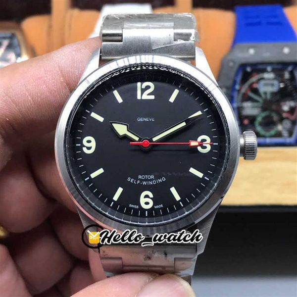 

watches men luxury brand 41mm ranger 79910-bkst 79910 black dial automatic mens watch stainless steel bracelet hwtd td-54 discount265s, Slivery;brown