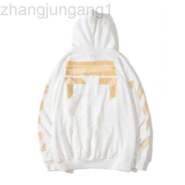 

22sss designer mens classic loose offs sweatshirts fashion brand hoodie digners luxury pullover back white men women t shirt hooded, Black