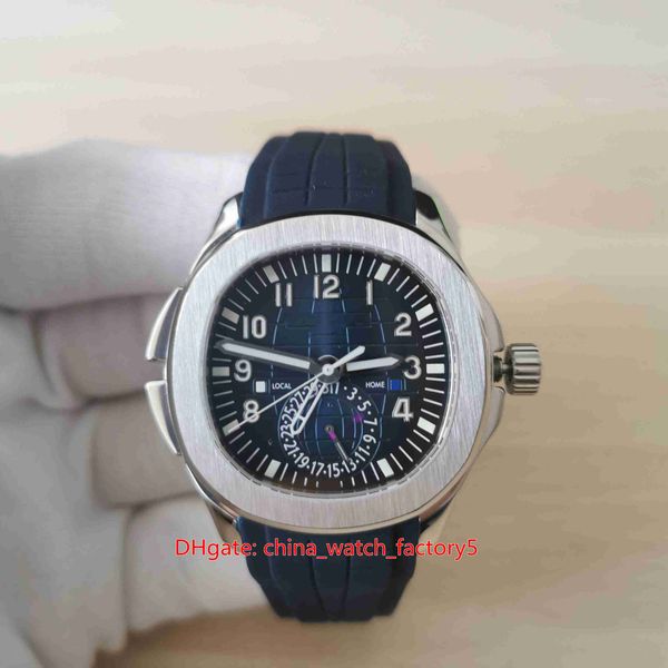 

gr maker mens watch 40.8mm aquanaut 5164 5164a-001 rubber bands sapphire glass cal.324 s c fus movement mechanical automatic men's watc, Slivery;brown