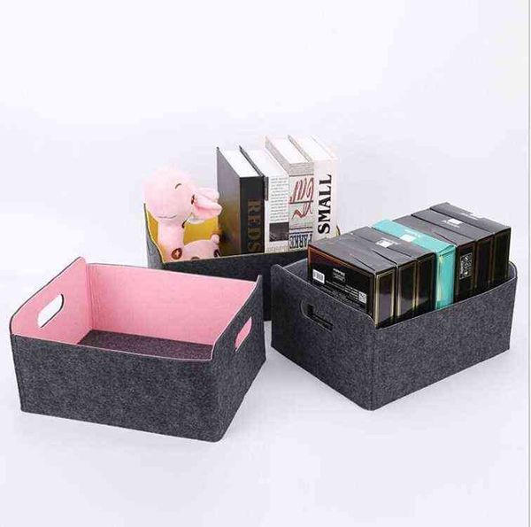 

felt storage basket portable felt sundry simple and modern 220518