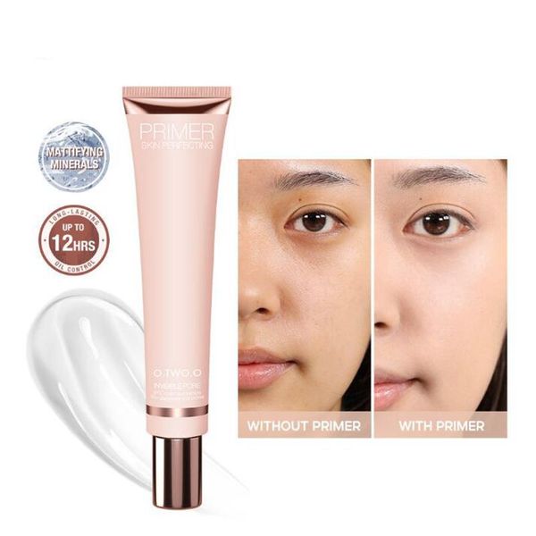 

face makeup base pore-less primer gel 25ml lightweight matte finish oil-control no creases foundation primer cosmetics