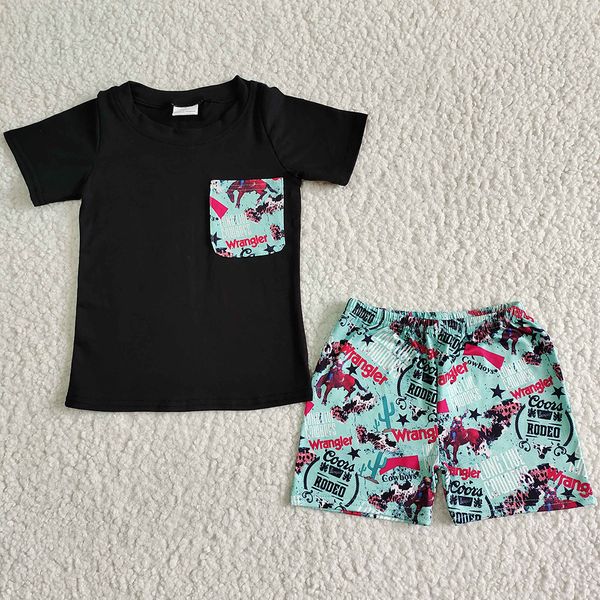 

new fashion kids designer clothes boy set western style baby boys clothing boutique outfits short sleeve shorts cute wholesale kid children, White