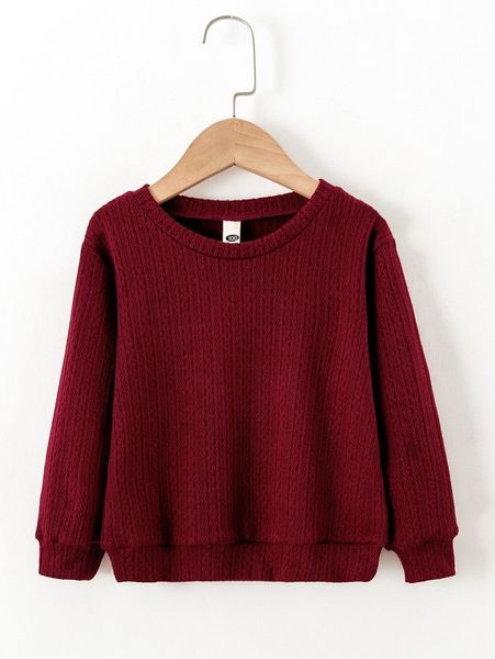 

toddler boys solid textured pullover she, Black