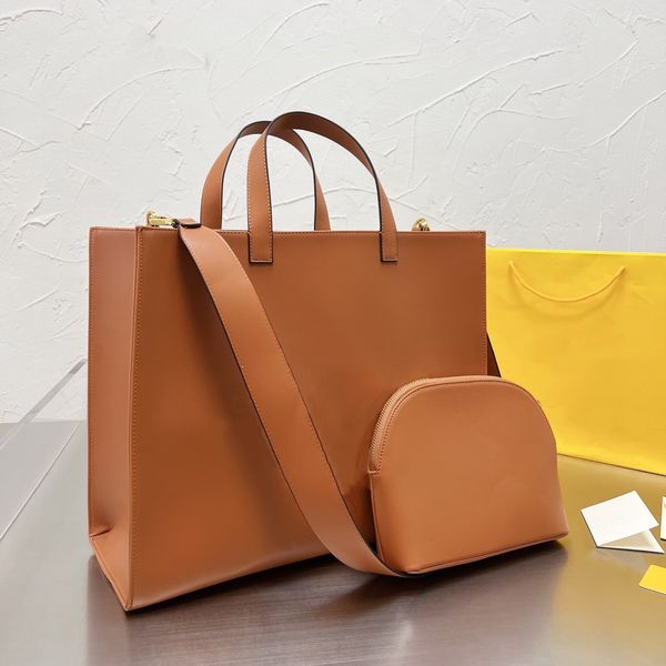 

luxury designer brand fashion shoulder bag large capacity cowhide handbag retro temperament messenger tote bag all-match