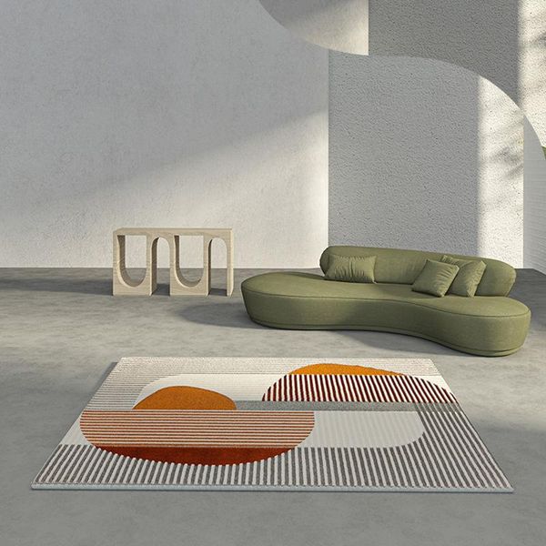 Tapetes estilo nórdico para sala de estar grande área de tapete sofá mesa de café tapetes tapetes de piso lounge de decoração de casa moderna tapete de decoração