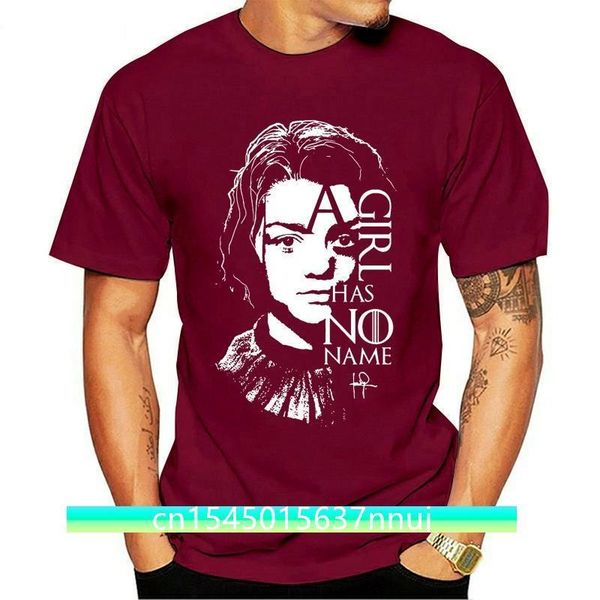 

summer style hip hop men tshirt arya stark has no name men s tee tshirts t shirt got 220702, White;black
