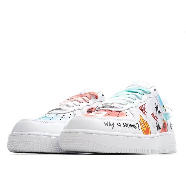 

halloween limited graffiti april fool's day clown walking board shoe movement