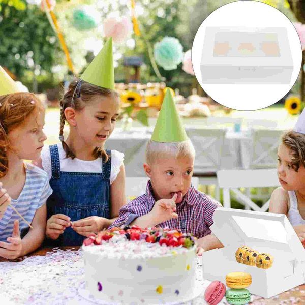 Gift Wrap 20Pcs Six-Grid Cake Storage Box Dessert Paper ContainerGiftMöbel & Wohnen, Feste & Besondere Anlässe, Party- & Eventdekoration!