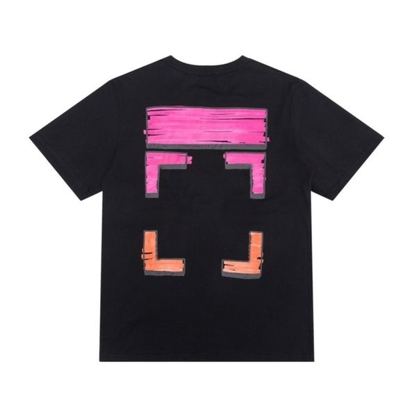 

designer mens fashion offs classic t shirts brand cotton luxury short sleeves tees back adhesive strip arrow t-shirts women black shirt eur, White;black