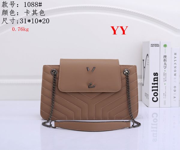

women's designers luxury shoulder bag totes purse handbag message bags cluth brand classic crossbody pu #1088 31cm with wallet grthytju
