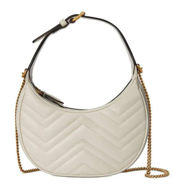 

handbag tote bag genuine leather marmont half moon mini bag gold chian shoulder bag cross body