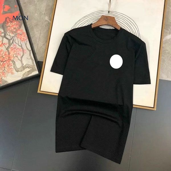 

2022 new luxur embroidery tshirt fashion personalized men and women design t-shirts female tshirts black and white100% cott, White;black