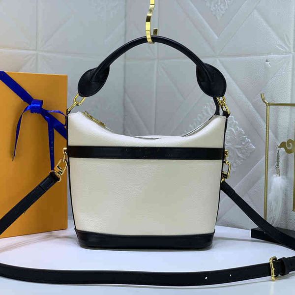 

evening bags autumn and winter texture soft cow leather town store handbag small bucket single shoulder messenger women's