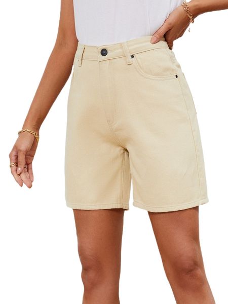 

high waist denim shorts j9yl#, White;black