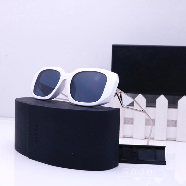 

fashion designer sunglasses for men uv protection polarized sunglass rectangular frame cut-out metal temples glasses eyeglass eyewear, White;black