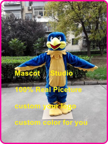 

mascot doll costumeblue falcon mascot costume eagle hawk custom fancy dress anime cartoon character carnival costume mascotte 401491, Red;yellow