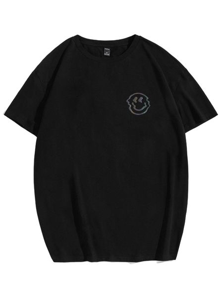 

men cartoon graphic 78fk#, White;black