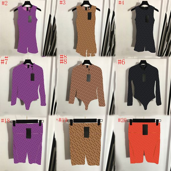 

womens swimwear bikini swimsuits designer rompers textile fashion letter print long sleeve yoga clothes with zipper