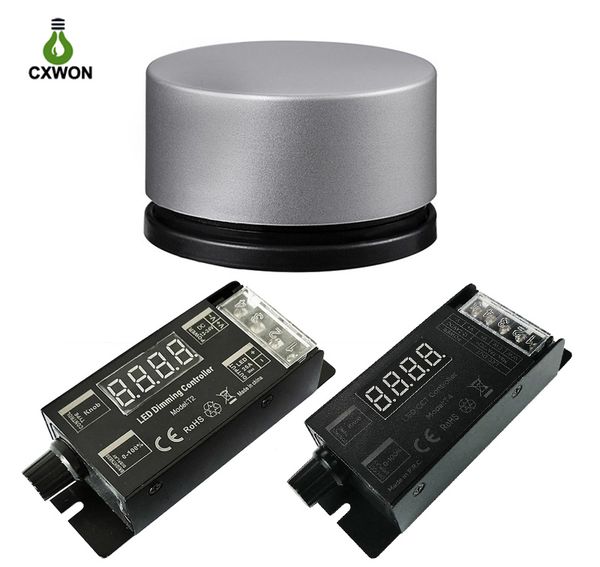 

led dimmer dc12-24v constant voltage flexible single color cct wireless synchronous remote control switch 2.4g led strip dimming