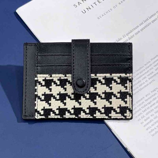 

women's qianniao card holder simple and thin zero wallet certificate cover multiple card slots exquisite wallet 220625, Red;black