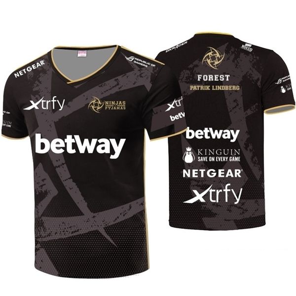 

cs go dota2 esport pemain seragam tim nip kaus disesuaikan nama penggemar pria wanita kustom id kerah 220613, White;black
