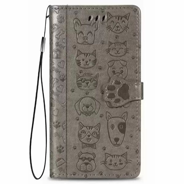 

new designer cases dog pu leather flip wallet phone cases with card slot for iphone 14 13 12 11 pro promax x xs max 7 8 plus case cover