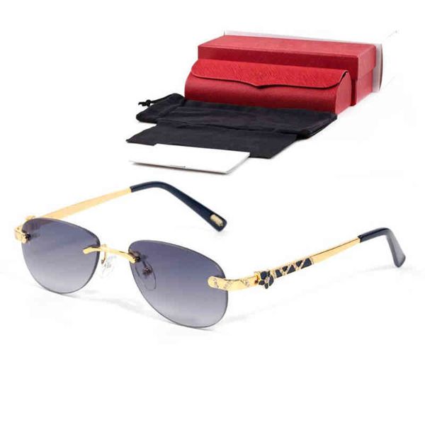 

new frameless sunglasses women's diamond-encrusted leg sunglasses purple and gold flower personalized versatile sunglasses, White;black