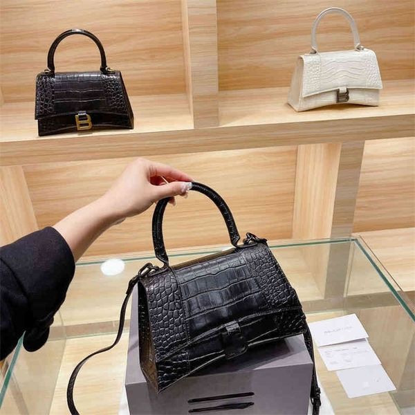 

bags handbags hourglass designer balenciga designers handbag retro leather bag net red same trends portable crossbody cowhide shoulderbag