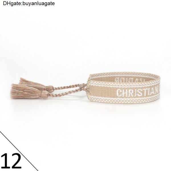 

fashion designers adjustable bracelet luxury woven friendship rope bangle brand women vintage braided men embroidery tassel bracelets orie, Golden;silver